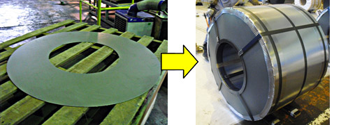 コイル保護板部材